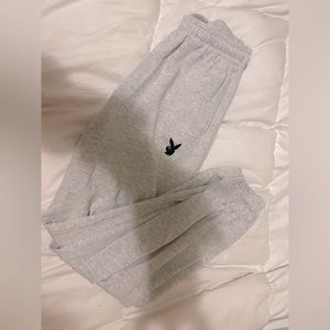 Light grey playboy sweatpants